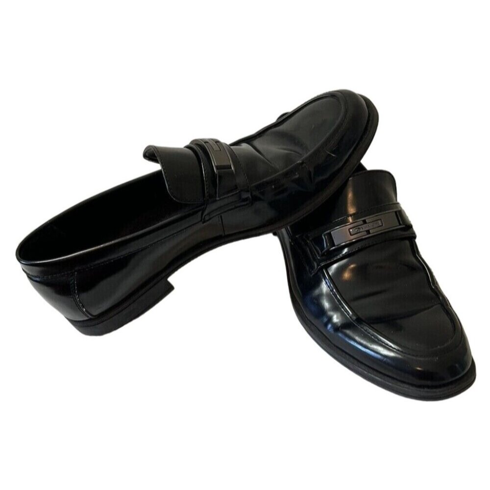 Calvin Klein Fernando Men’s Dress Shoe 11.5 Slip On Black, Very Nice Dress Shoes